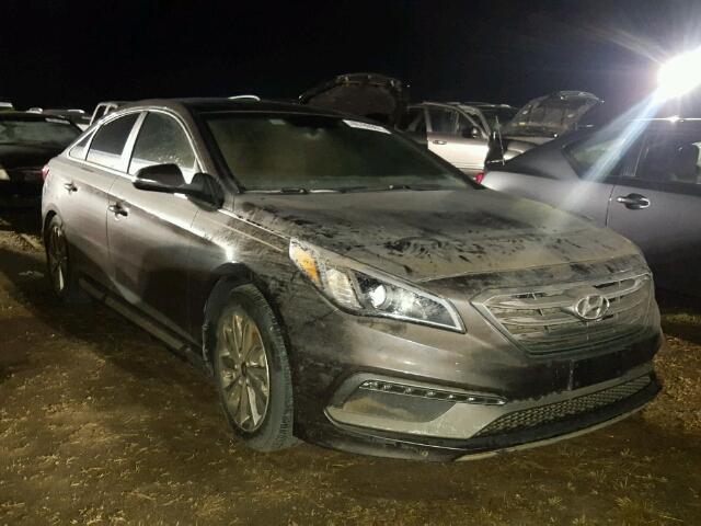 5NPE34AF5HH573918 - 2017 HYUNDAI SONATA SPO BROWN photo 1