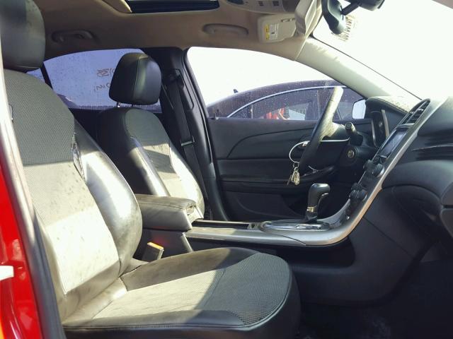 1G11D5RR8DF101709 - 2013 CHEVROLET MALIBU 1LT RED photo 5