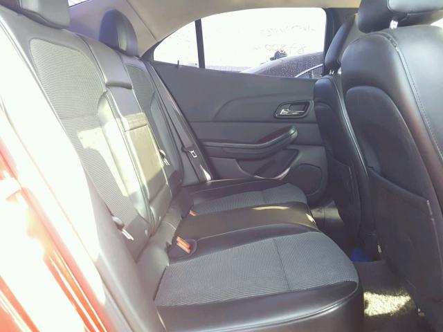 1G11D5RR8DF101709 - 2013 CHEVROLET MALIBU 1LT RED photo 6