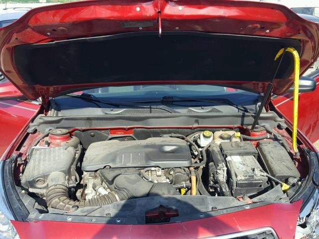 1G11D5RR8DF101709 - 2013 CHEVROLET MALIBU 1LT RED photo 7