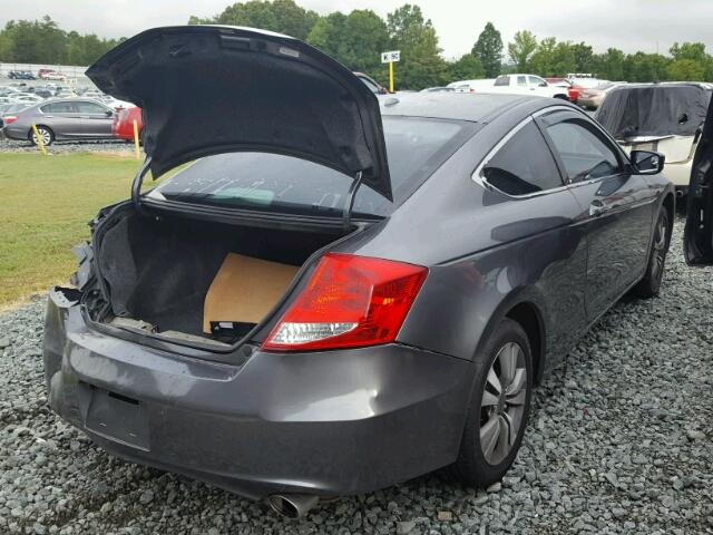 1HGCS1B86CA018325 - 2012 HONDA ACCORD EXL GRAY photo 4