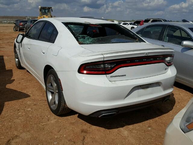 2C3CDXCT8GH126990 - 2016 DODGE CHARGER R/ WHITE photo 3