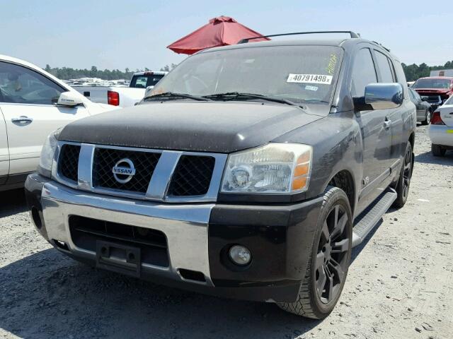 5N1AA08A75N716401 - 2005 NISSAN ARMADA SE BLACK photo 2