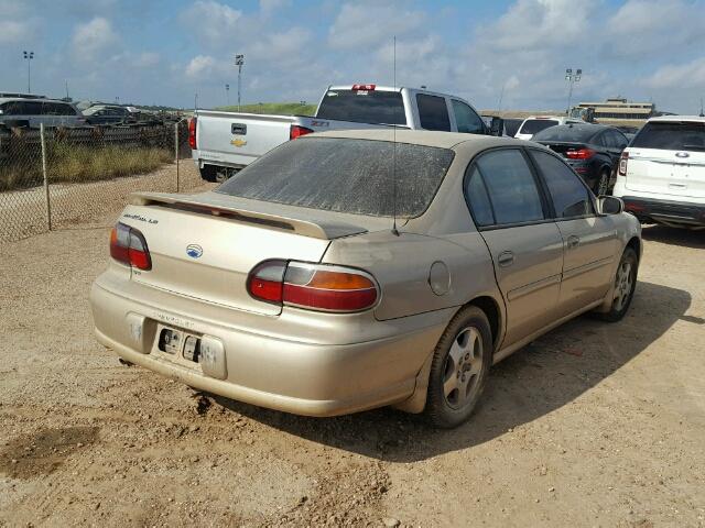 1G1NE52J72M604837 - 2002 CHEVROLET MALIBU GOLD photo 4