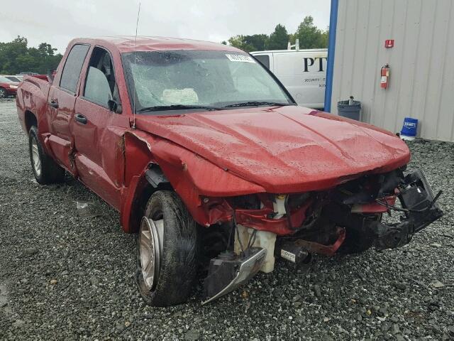 1D7CE3GK9AS116803 - 2010 DODGE DAKOTA BURGUNDY photo 1