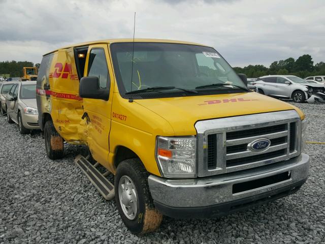 1FTNE2EW1EDA43181 - 2014 FORD ECONOLINE YELLOW photo 1