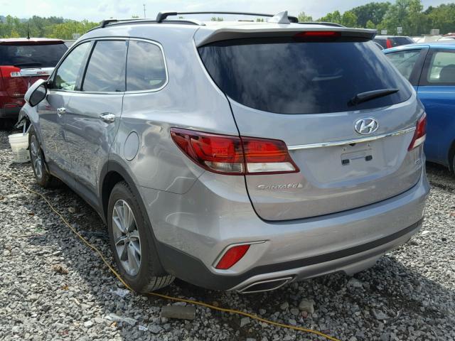 KM8SNDHF6JU280345 - 2018 HYUNDAI SANTA FE S SILVER photo 3