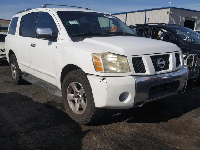 5N1AA08B44N701104 - 2004 NISSAN ARMADA SE WHITE photo 1