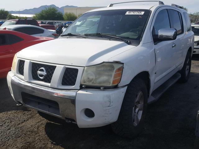 5N1AA08B44N701104 - 2004 NISSAN ARMADA SE WHITE photo 2