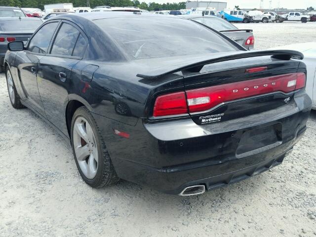 2C3CDXCT1EH114340 - 2014 DODGE CHARGER R/ BLACK photo 3