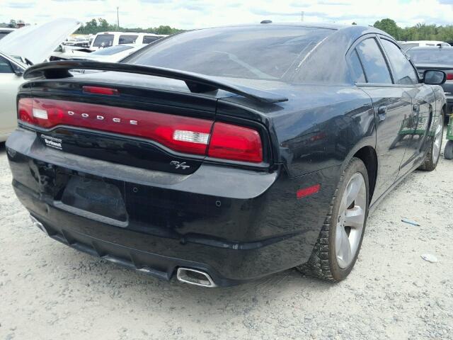 2C3CDXCT1EH114340 - 2014 DODGE CHARGER R/ BLACK photo 4