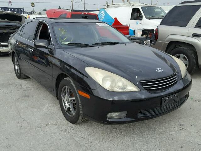 JTHBF30GX20009277 - 2002 LEXUS ES 300 BLACK photo 1