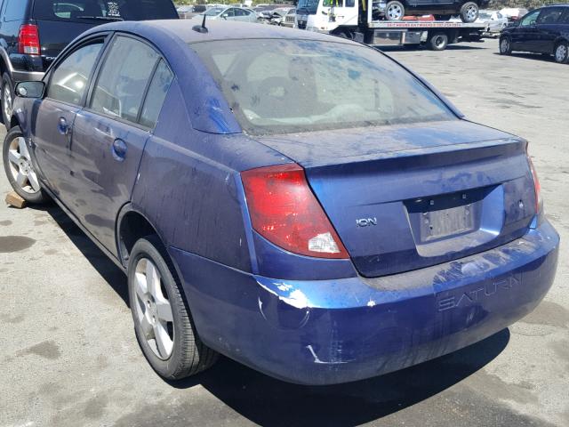1G8AJ58F56Z184003 - 2006 SATURN ION LEVEL BLUE photo 3