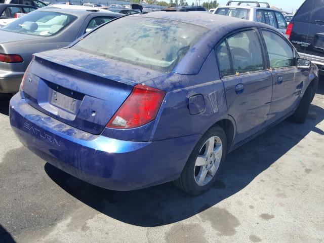 1G8AJ58F56Z184003 - 2006 SATURN ION LEVEL BLUE photo 4