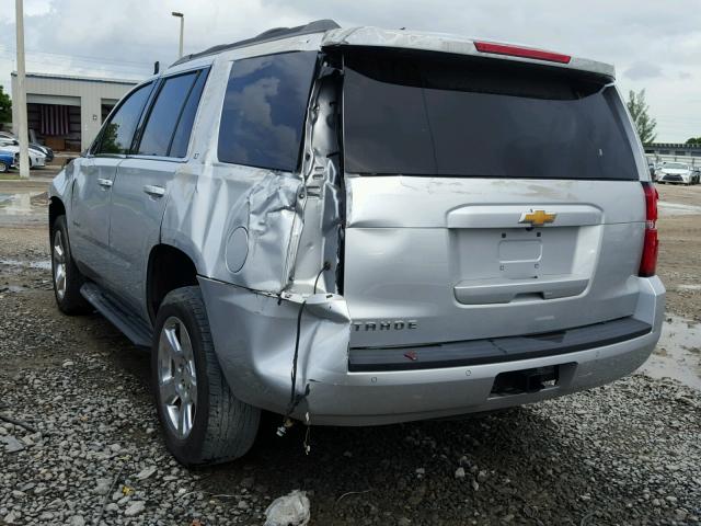 1GNSCBKCXGR266562 - 2016 CHEVROLET TAHOE C150 SILVER photo 3