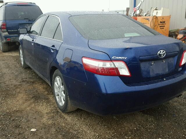 4T1BB46K29U068482 - 2009 TOYOTA CAMRY BLUE photo 3