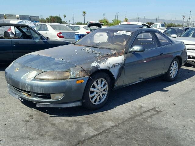 JT8UZ30C5P0028601 - 1993 LEXUS SC 400 GREEN photo 2