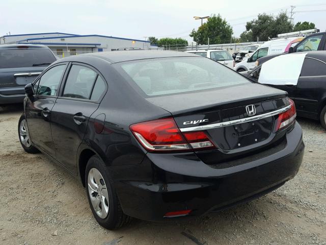 2HGFB2F50FH562554 - 2015 HONDA CIVIC LX BLACK photo 3