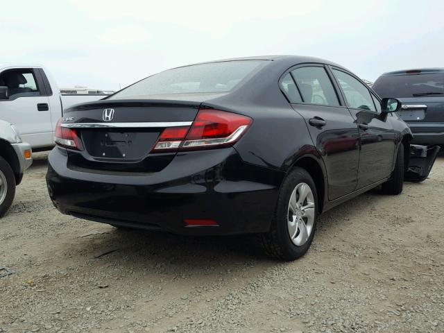 2HGFB2F50FH562554 - 2015 HONDA CIVIC LX BLACK photo 4