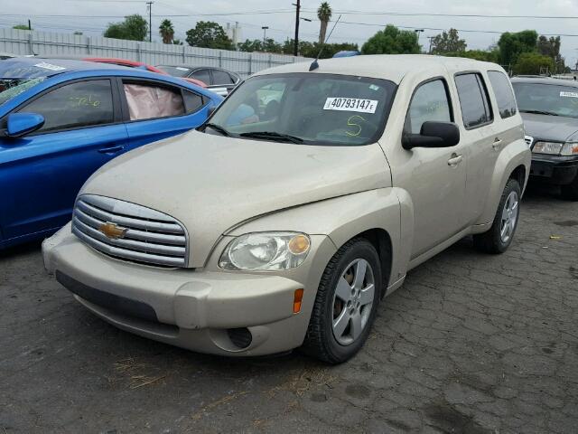 3GNCA13B99S627404 - 2009 CHEVROLET HHR LS GOLD photo 2