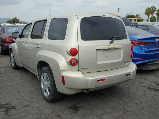 3GNCA13B99S627404 - 2009 CHEVROLET HHR LS GOLD photo 3