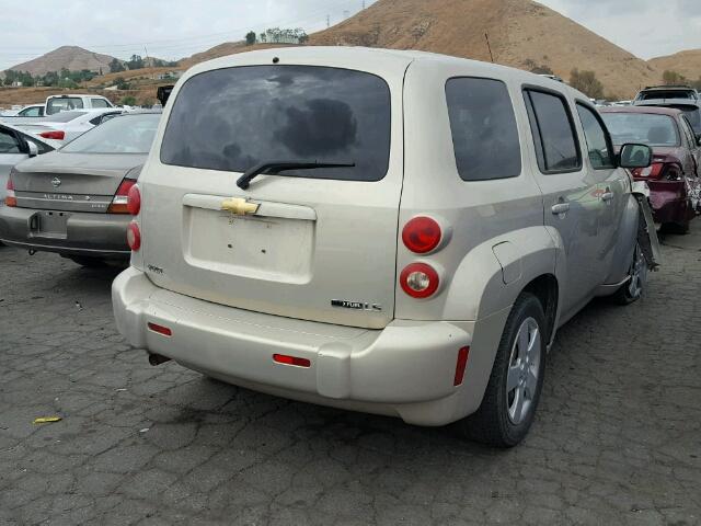 3GNCA13B99S627404 - 2009 CHEVROLET HHR LS GOLD photo 4