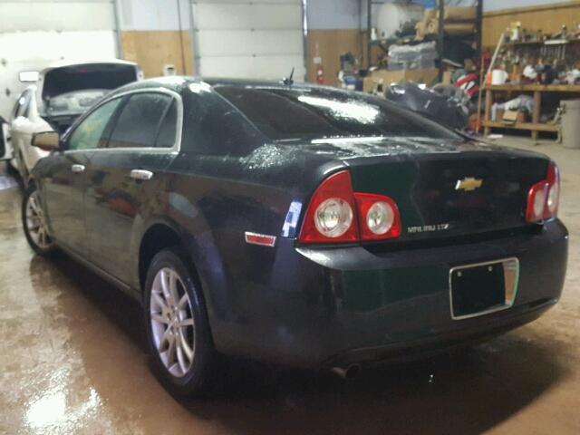 1G1ZE5EB5AF108282 - 2010 CHEVROLET MALIBU LTZ 黑色 照片 3