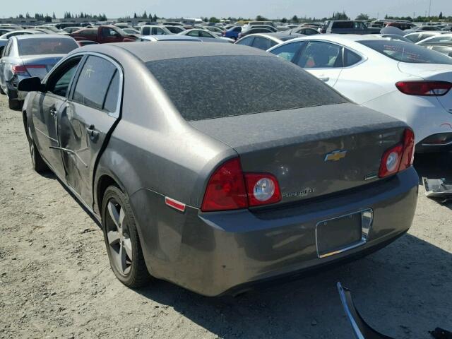 1G1ZC5EU4BF333706 - 2011 CHEVROLET MALIBU 1LT CHARCOAL photo 3