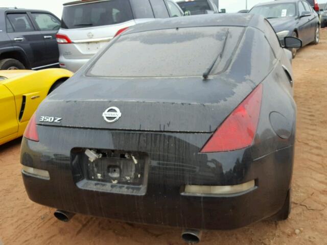 JN1AZ34D24M103334 - 2004 NISSAN 350Z BLACK photo 9