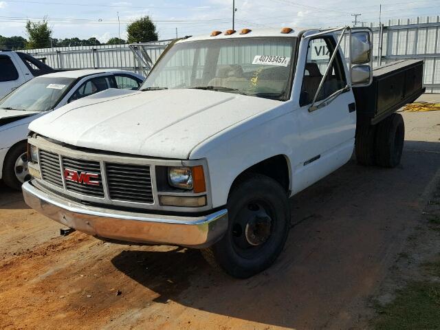 1GDHC34K4NE523972 - 1992 GMC SIERRA WHITE photo 2