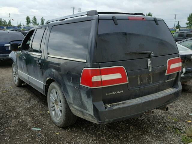 5LMFL28578LJ08812 - 2008 LINCOLN NAVIGATOR BLACK photo 3