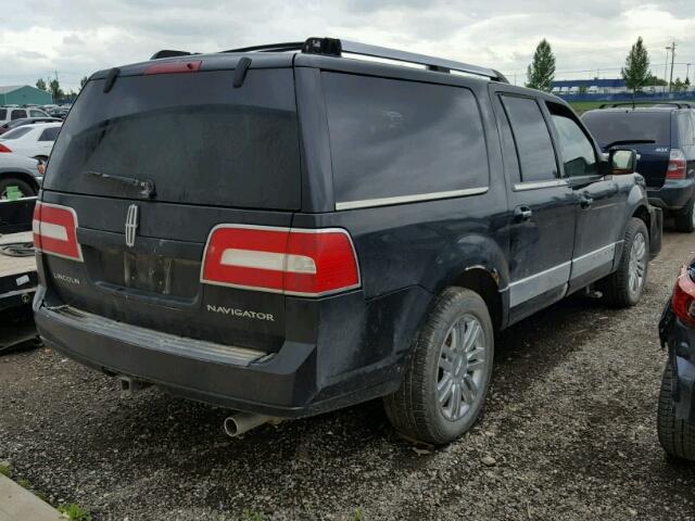 5LMFL28578LJ08812 - 2008 LINCOLN NAVIGATOR BLACK photo 4