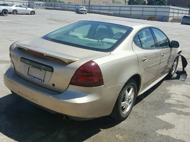 2G2WP522741283853 - 2004 PONTIAC GRAND PRIX Ոսկեգույն լուսանկար 4