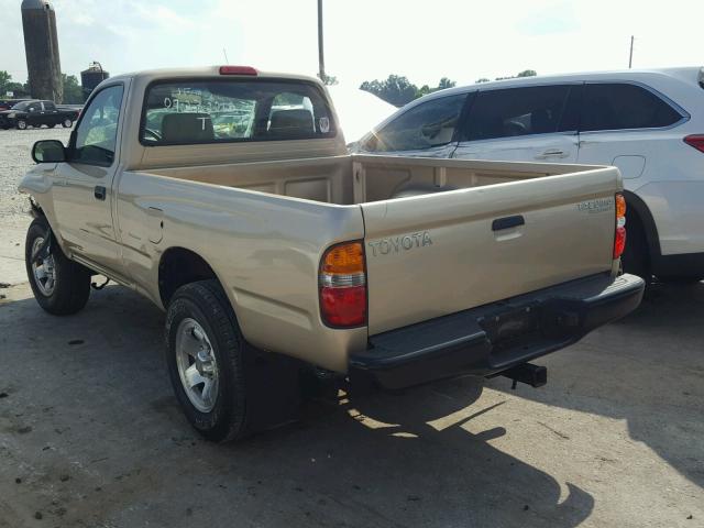 5TENM92N34Z410918 - 2004 TOYOTA TACOMA PRE TAN photo 3