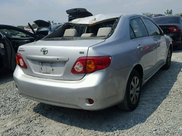 2T1BU4EE5AC407134 - 2010 TOYOTA COROLLA BA GRAY photo 4