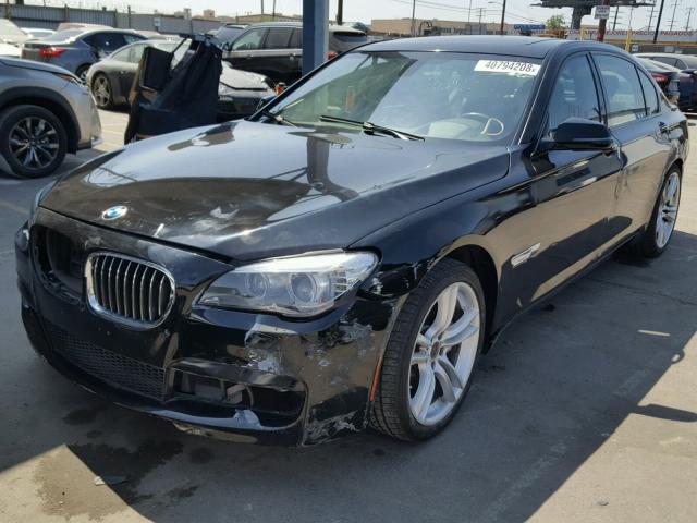 WBAYE4C51DD137110 - 2013 BMW 740 LI BLACK photo 2