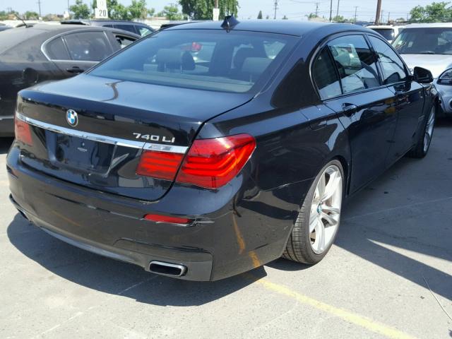 WBAYE4C51DD137110 - 2013 BMW 740 LI BLACK photo 4