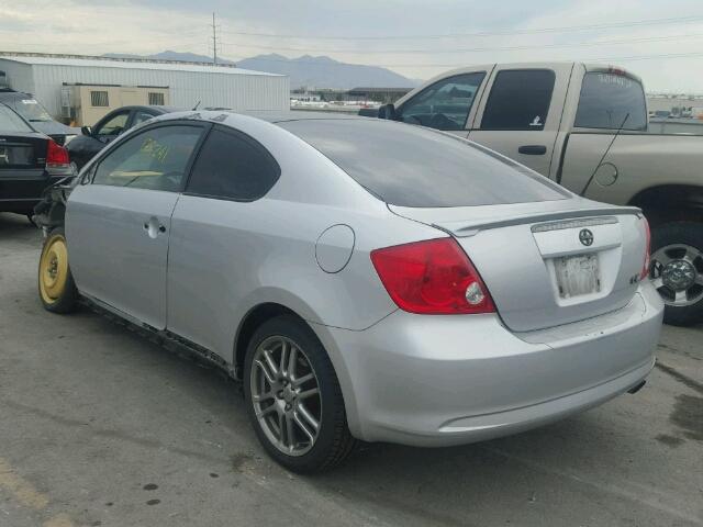 JTKDE177460109123 - 2006 TOYOTA SCION TC 银色 照片 3