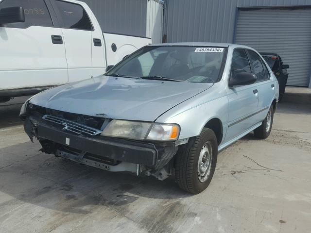 1N4AB41D9TC738279 - 1996 NISSAN SENTRA E BLUE photo 2