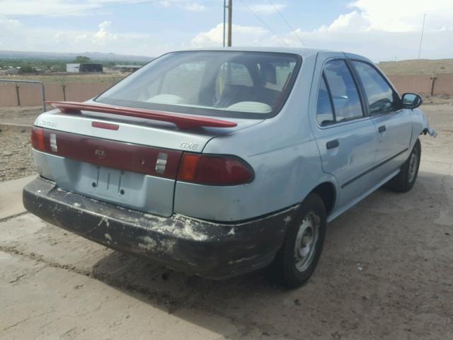 1N4AB41D9TC738279 - 1996 NISSAN SENTRA E BLUE photo 4