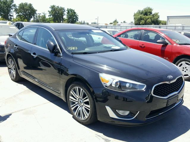 KNALN4D76E5129042 - 2014 KIA CADENZA PR BLACK photo 1