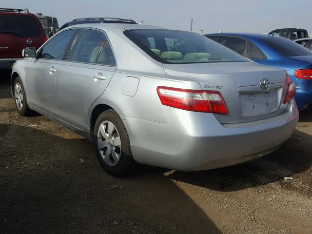 4T1BE46K27U503649 - 2007 TOYOTA CAMRY CE/L SILVER photo 3