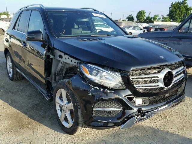 4JGDA5JB9JB048366 - 2018 MERCEDES-BENZ GLE 350 BLACK photo 1