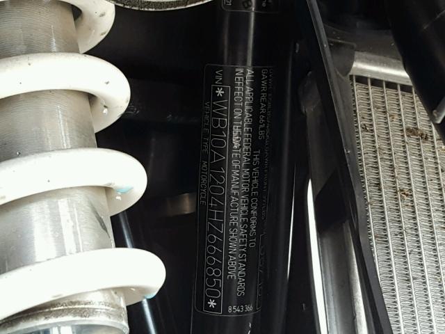 WB10A1204HZ666850 - 2017 BMW R1200 GS A TWO TONE photo 10