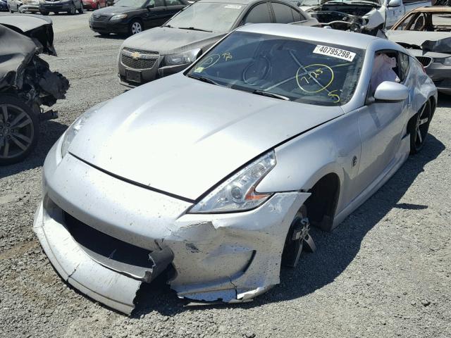 JN1AZ44E69M400435 - 2009 NISSAN 370Z SILVER photo 2