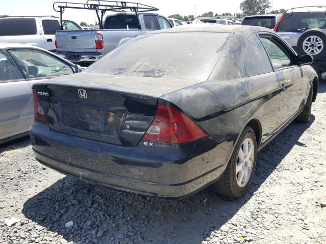 1HGEM22943L087097 - 2003 HONDA CIVIC EX BLACK photo 4