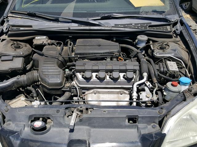 1HGEM22943L087097 - 2003 HONDA CIVIC EX BLACK photo 7