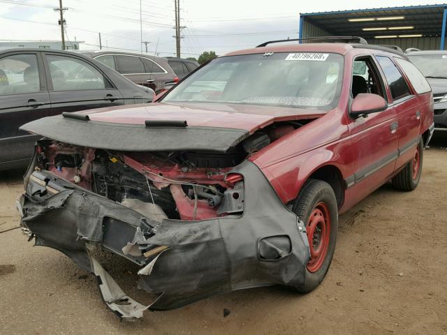 1FACP55U0MG228746 - 1991 FORD TAURUS L RED photo 2