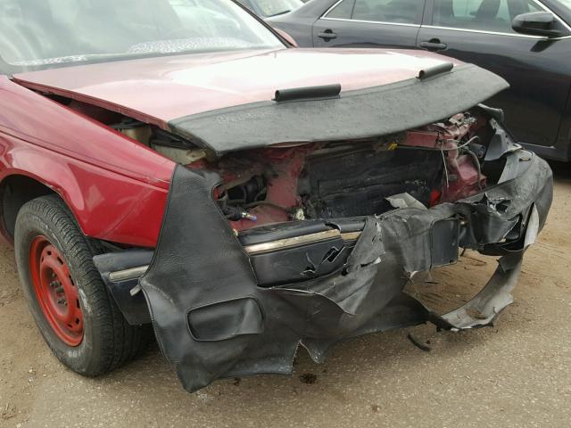 1FACP55U0MG228746 - 1991 FORD TAURUS L RED photo 9