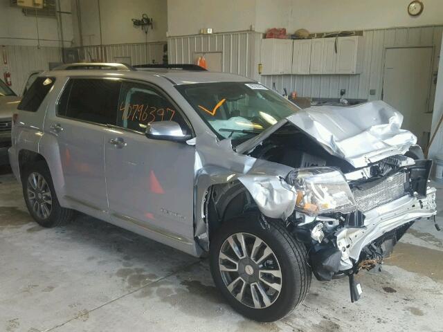 2GKFLVE39H6276685 - 2017 GMC TERRAIN DE SILVER photo 1